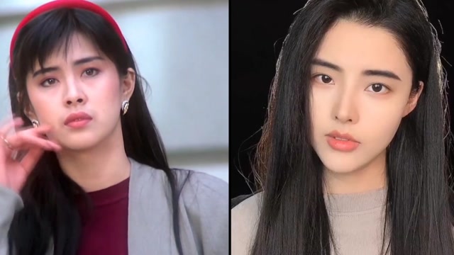 终于找到与王祖贤最相似的网红火野兔了,都是大美女,有7分相似