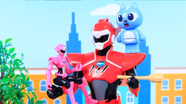 迷你特工队的五一劳动节,弗特赛米露西垃圾分类,赛米变大弗特变小