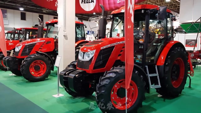 农机车展:捷克zetor热特拖拉机,全系中马力车型静态展示