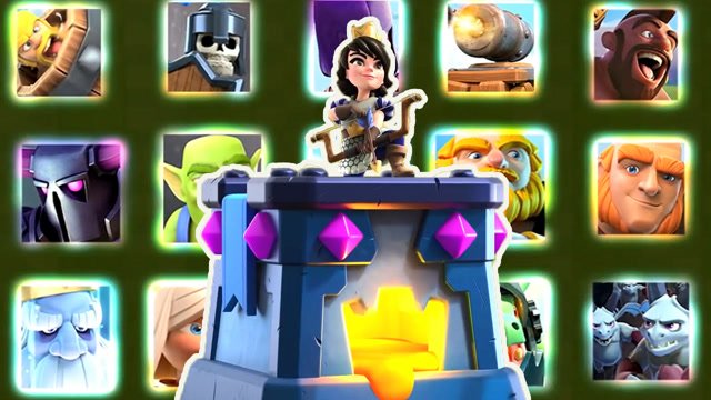 皇室战争:所有卡牌pk公主防御塔,哪张卡牌才是最佳的拆塔能手?