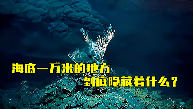 神秘的海底:水下10000米深的马里亚纳海沟,探险者到底发现了什么?