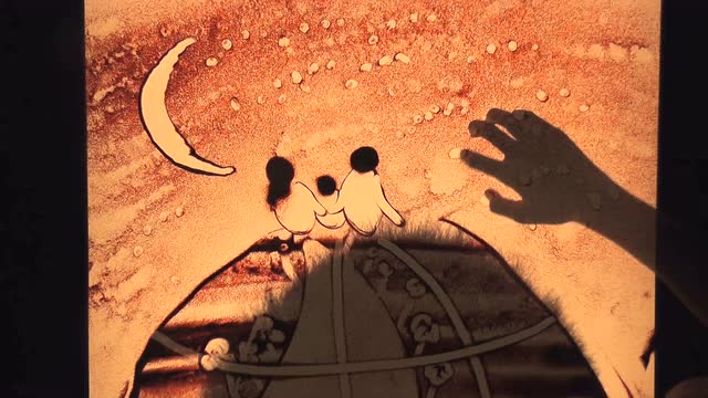 儿童沙画《天之大》——陆宇翀