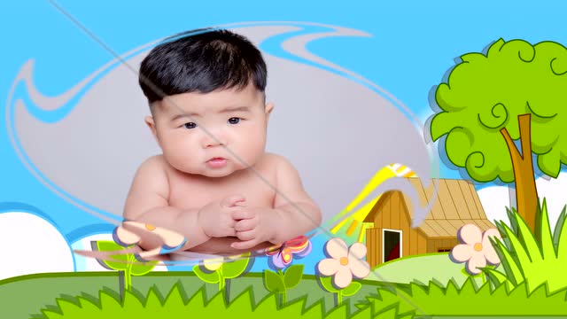 张梓源百天留念