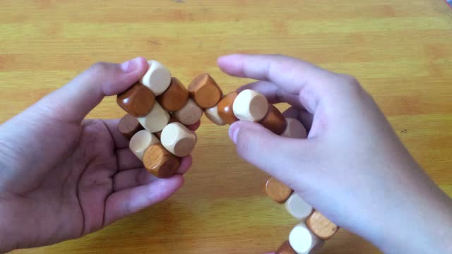 孔明锁 鲁班锁神龙摆尾解法