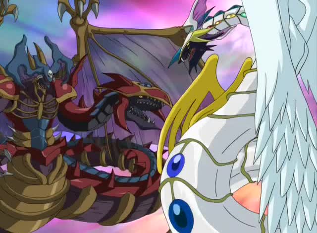 游戏王 彩虹龙觉醒攻击飙升一万点 三幻魔瞬间被击破