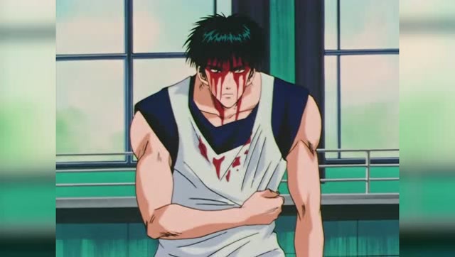 流川枫看起来真厉害,打球也厉害,打架更厉害!