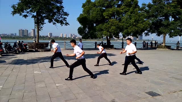 成邦集团退伍军人俱乐部军警拳展示!