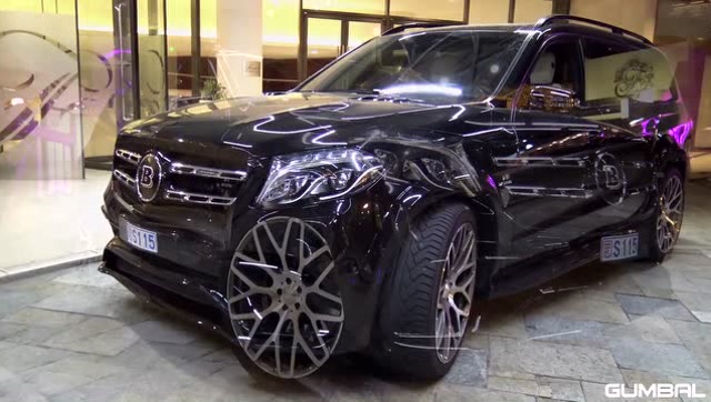 巴博斯850 xl街头拉风! 奔驰gls63 amg顶级改装