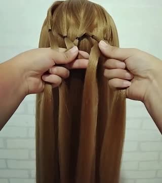 慢动作5股辫扎发,想学的姑娘不要错过哦!