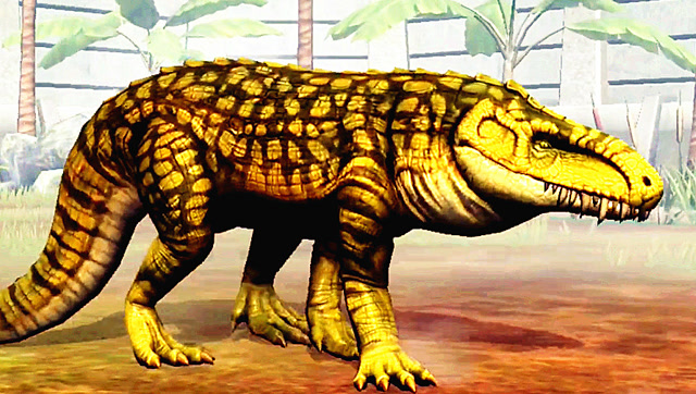 侏罗纪世界40级慢鳄龙图片