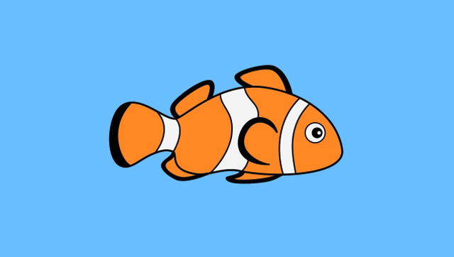 55 小丑鱼简笔画