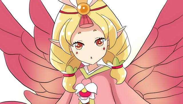 小花仙之可爱的金鱼草精灵王龙雀儿童卡通简笔画