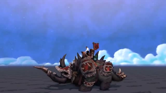 魔兽世界8.0玛格汉兽人新款裂蹄牛坐骑