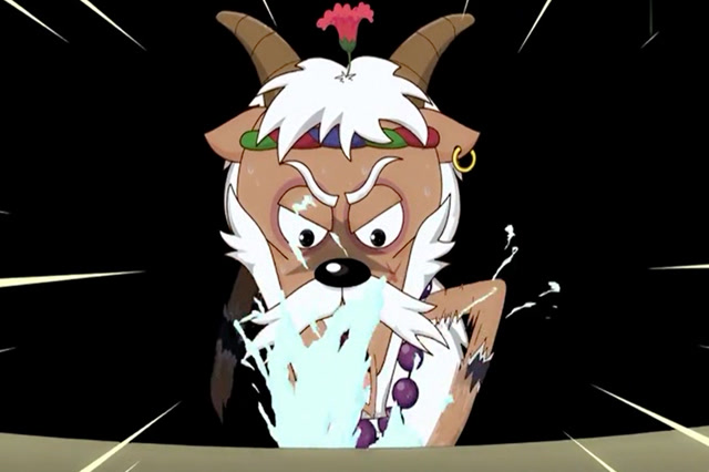 喜羊羊与灰太狼 灰太狼偷学刀羊前辈的武功,所向披靡