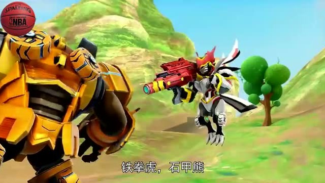 猪猪侠 :铁拳虎和石甲熊在你追我赶的做什么呢