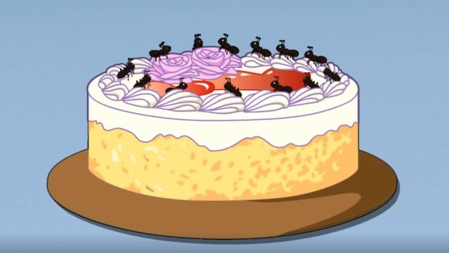 新大头儿子:会搬家还会躲猫猫的蚂蚁偷吃蛋糕