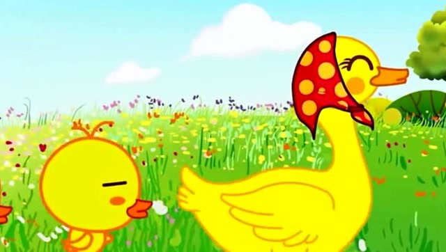 兔小贝儿歌:《小鸭子儿歌》母鸭妈妈带小鸭,益智儿歌早教儿歌!