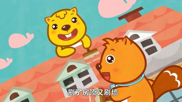 粉刷匠儿歌配图,简笔画,粉刷匠配图(第12页)_大山谷图库