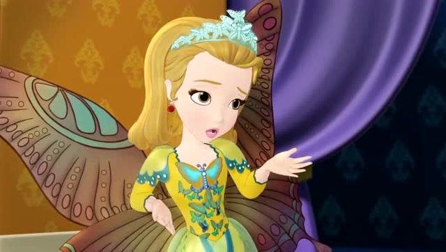 小公主苏菲亚安柏公主向花拉仙子承认错误我是一只真正的蝴蝶