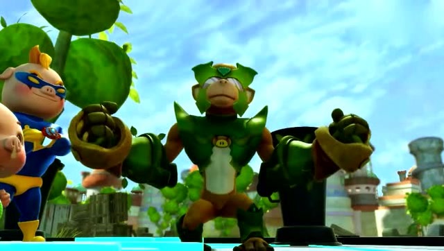 猪猪侠:超人强变身石甲熊 波比变身神木猿,这是要pk吗?