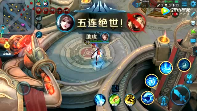 王者荣耀:大乔的离奇五杀!