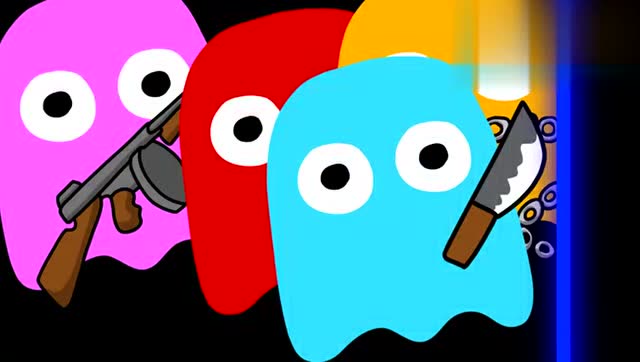 吃豆大作战:吃豆人vs幽灵结果会如何呢?精彩动画