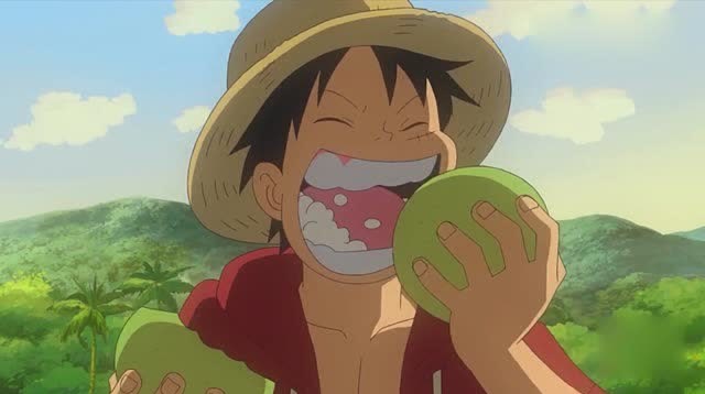 海贼王:路飞偷吃苹果被抓住,老头一句话让他抓狂