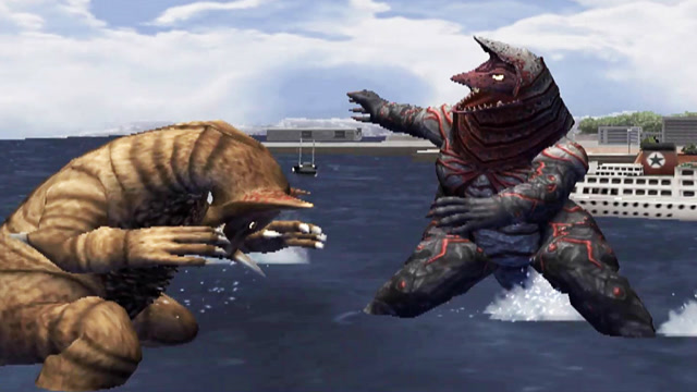 奥特曼游戏 哥莫拉vs哥尔赞