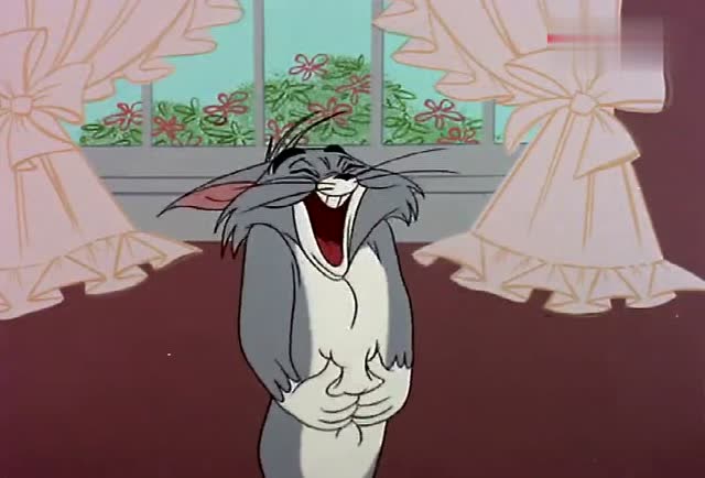 猫和老鼠:杰瑞变得好高大威武啊,汤姆笑着笑着就哭了