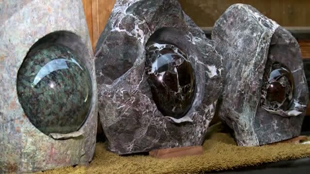 牛人制作的漂亮龙眼石?真让人百看不厌,这技术可以申请专利了