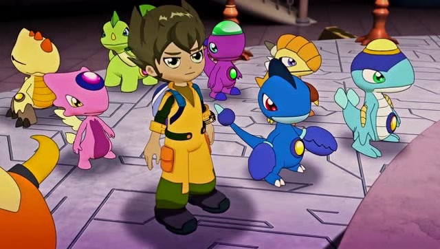 《斗龙战士》千帆和十二星龙回到了斗龙世界