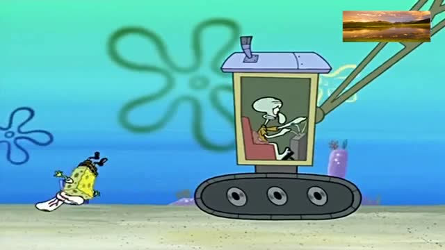 章鱼哥着魔了,开着车练习夹娃娃,吓的海绵娃娃都用眼睛走路了