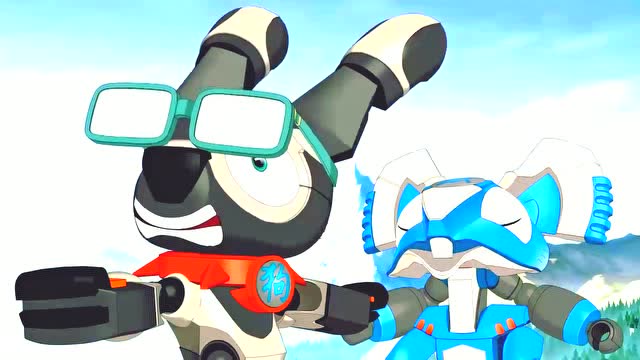 钢甲小龙侠:好迅猛的速度呀,鼠来宝他们遇到了什么东西