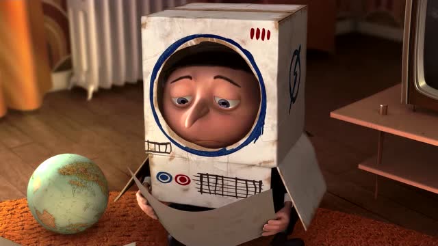 神偷奶爸:原来格鲁小时候的梦想是登上月球