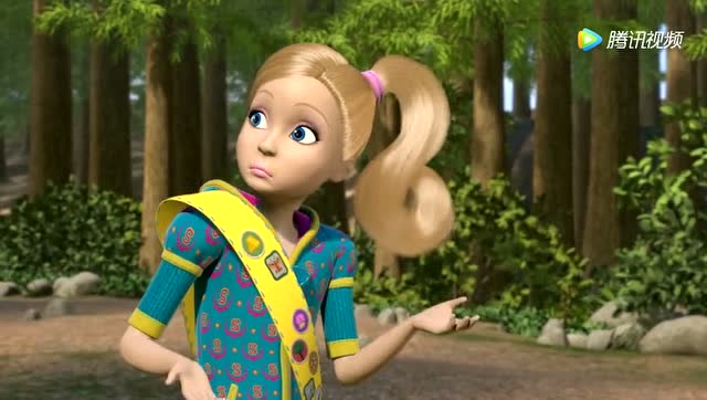 芭比之梦想豪宅:思茜为了能体验真正的露营,一个人在野外过夜