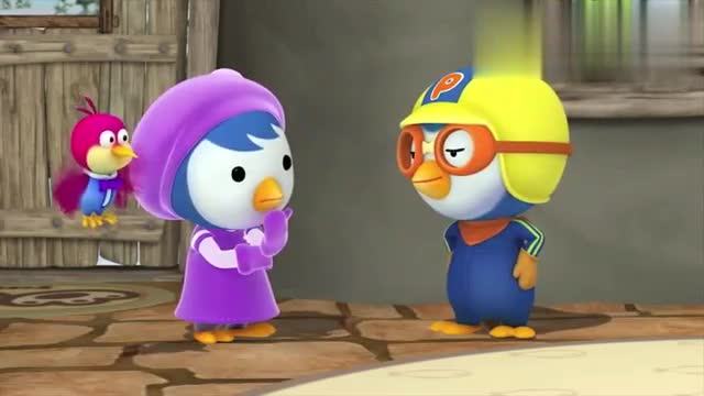 小企鹅啵乐乐动画片,啵乐乐准备挑战佩蒂看谁的胆子大