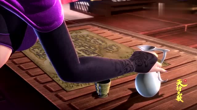 天行九歌:秦国刺客团八玲珑——离舞现身紫兰轩外,暗示紫女将亡