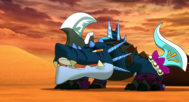 斗龙战士:好嚣张的暴龙!巨鳄霸龙我要再次消灭你,不自量力来吧