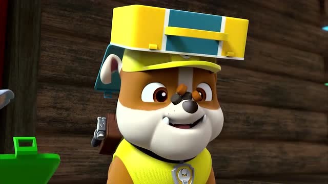 汪汪队立大功:小力的饭盒打翻了,发现里面的午饭消失了