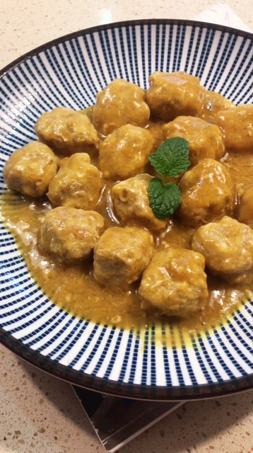 大人小孩都爱吃的 咖喱小肉丸