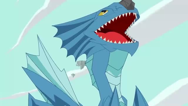 兽王争锋之原石之力:哮天灵丝兽,巨斧速猛兽