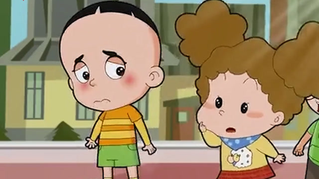 大头儿子见到棉花糖爸爸这幕后!希望自己爸爸能成为大力士