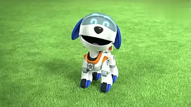 汪汪队:机器狗被飞机撞坏了,亚力紧急修理成功