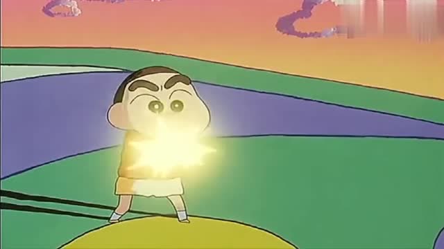 蜡笔小新:小新竟然也会动感光波,太厉害呀