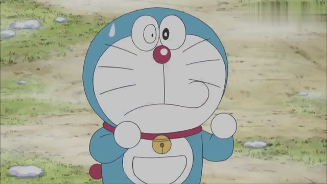 哆啦a梦大雄为了能够制造更多的雪,头发瞬间变长,成为雪女