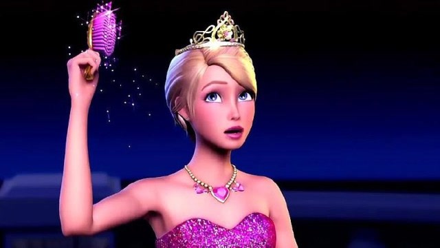 芭比:公主用梳子一挥,就变了一个发型,太神奇了!