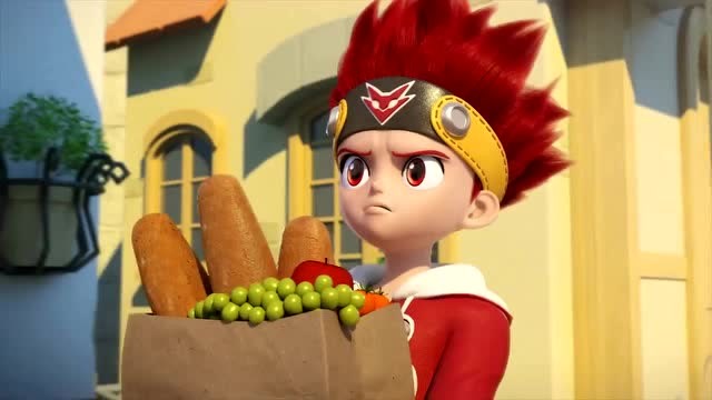 精灵战车:玩石头剪刀布输掉的吉恩,只好帮美女拿东西