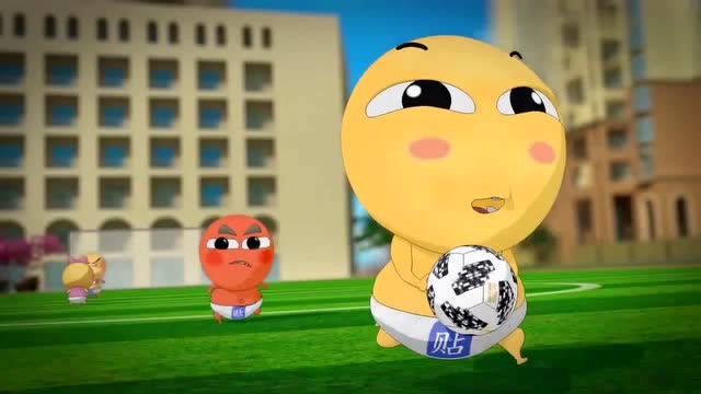 《我叫滑小稽》滑小稽和小伙伴踢足球,规则不懂,逗死了