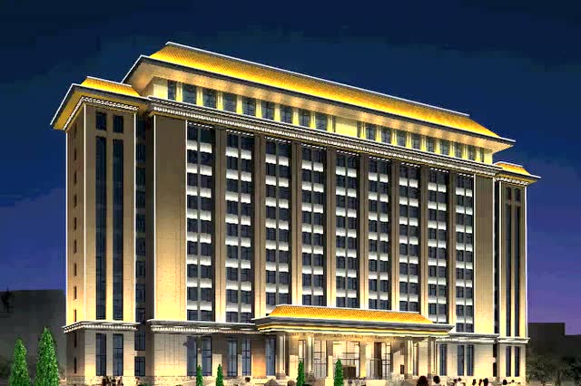 政府办公大楼动态效果图