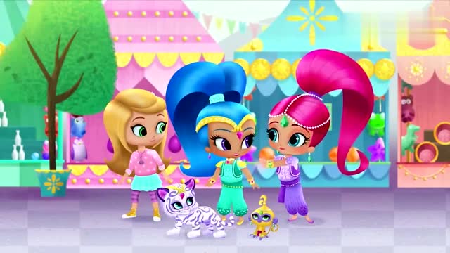 亮亮和晶晶:莉亚使用许愿魔法,大象的溜冰鞋消失